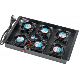 Блок 6-ти вентиляторов в крышу шкафа LANMASTER DC глубиной 1070/1200 мм